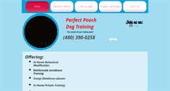 Desktop Screenshot of perfectpoochaz.com